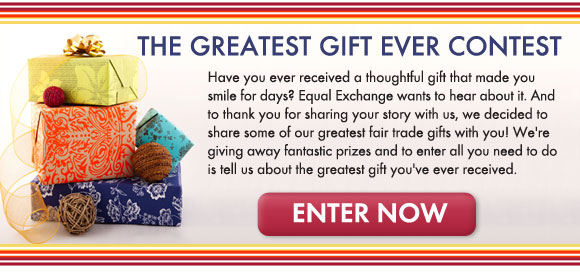 The Greatest Gift Ever Contest! Click here to enter.