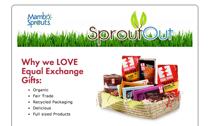 Mambo Sprouts Email Marketing